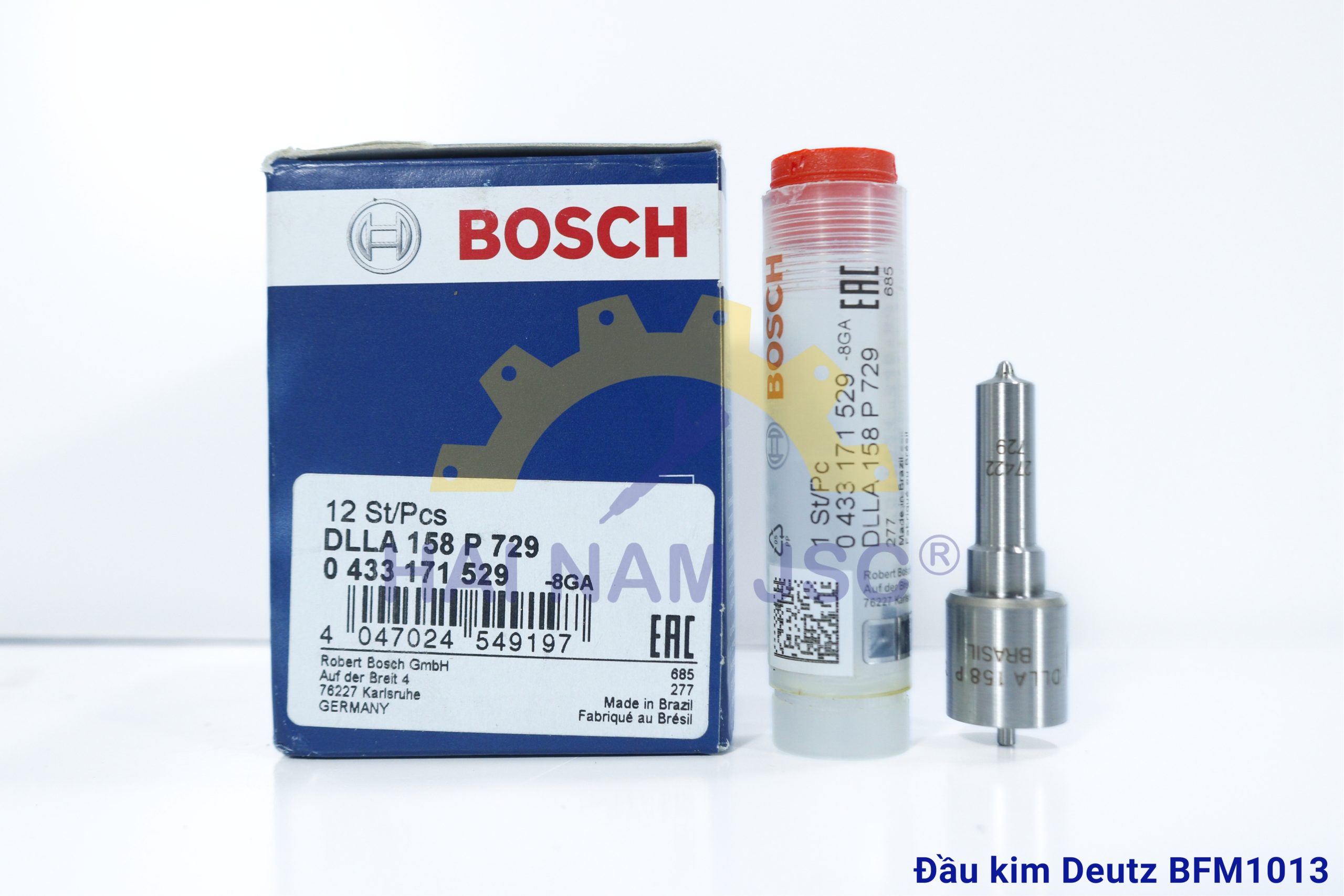 Đầu kim phun Bosch DEUTZ BFM1013 – 0433171529 / DLLA158P729 - Ảnh 2