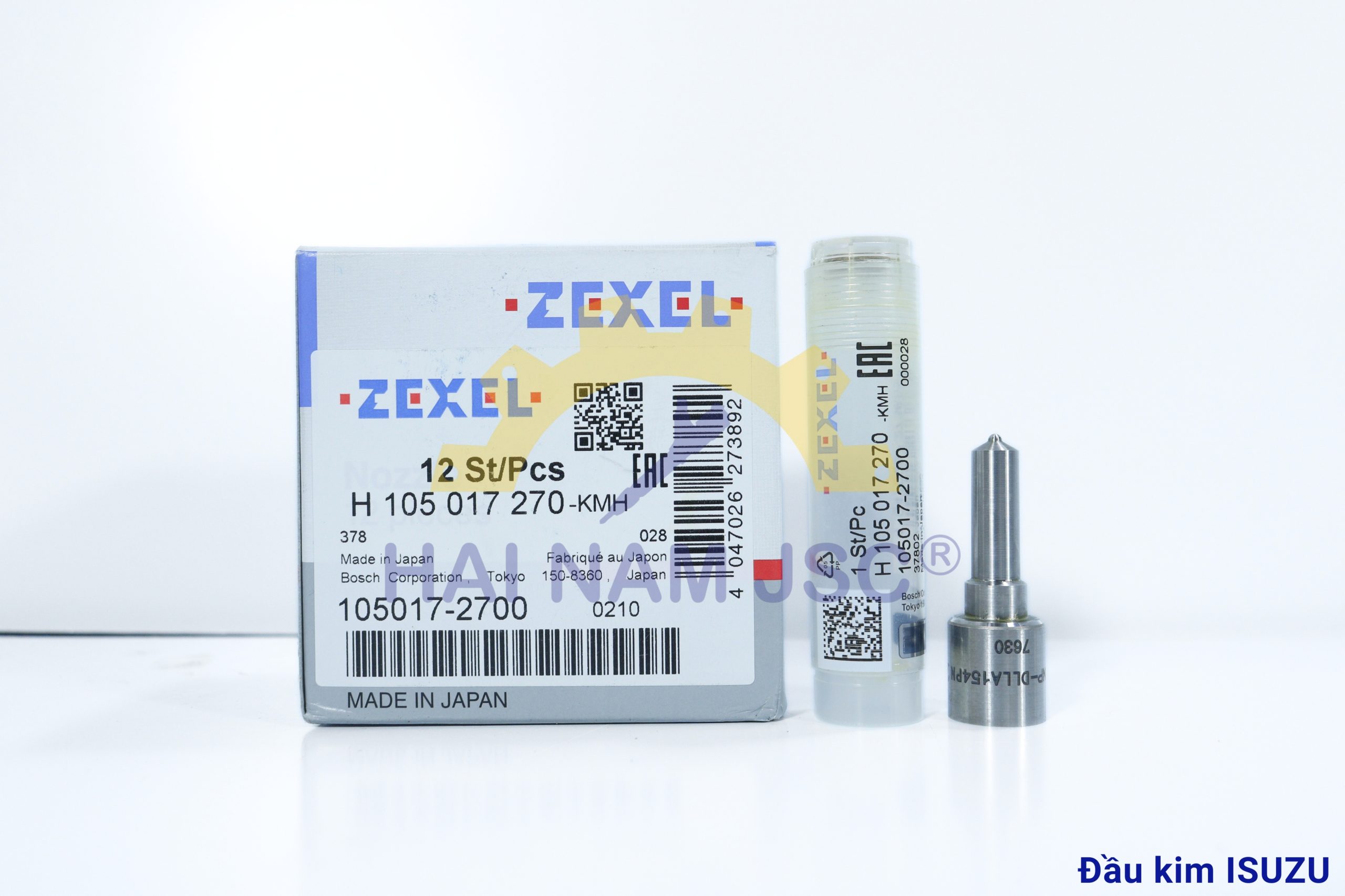 Đầu kim phun ISUZU – Bosch | H105017270-KMH / 105017-2700 / NP-DLLA154PN270 - Ảnh 2