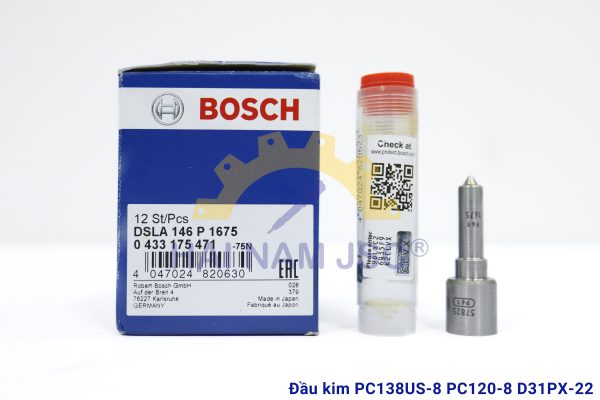 Đầu kim PC138US-8 PC120-8 D31PX-22