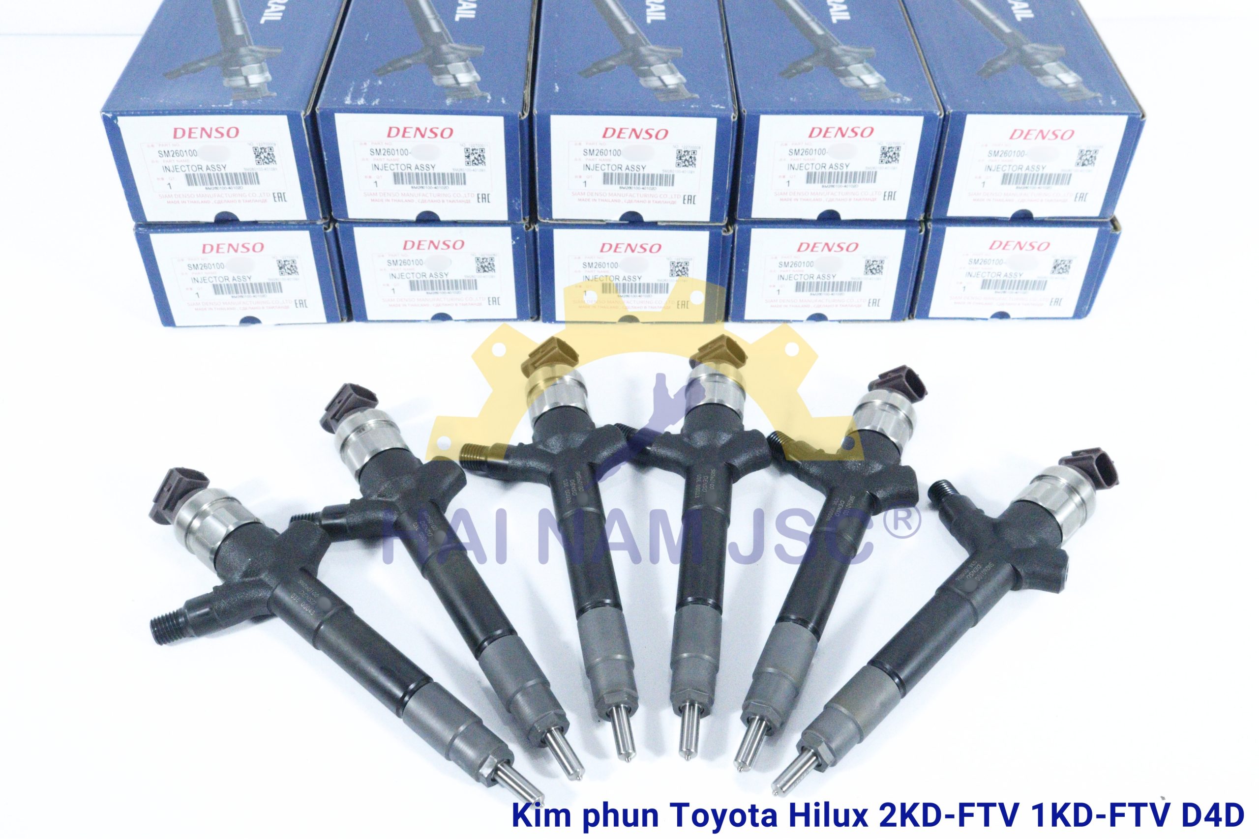 Kim phun Denso Toyota Hilux 2KD-FTV 1KD-FTV D4D – SM260100-40102D | Hải Nam Jsc - Ảnh 2