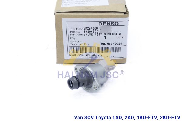 Van SCV Bơm Cao Áp Denso Toyota 1AD/ 2AD/ 1KD-FTV/ 2KD-FTV - Hình ảnh 2